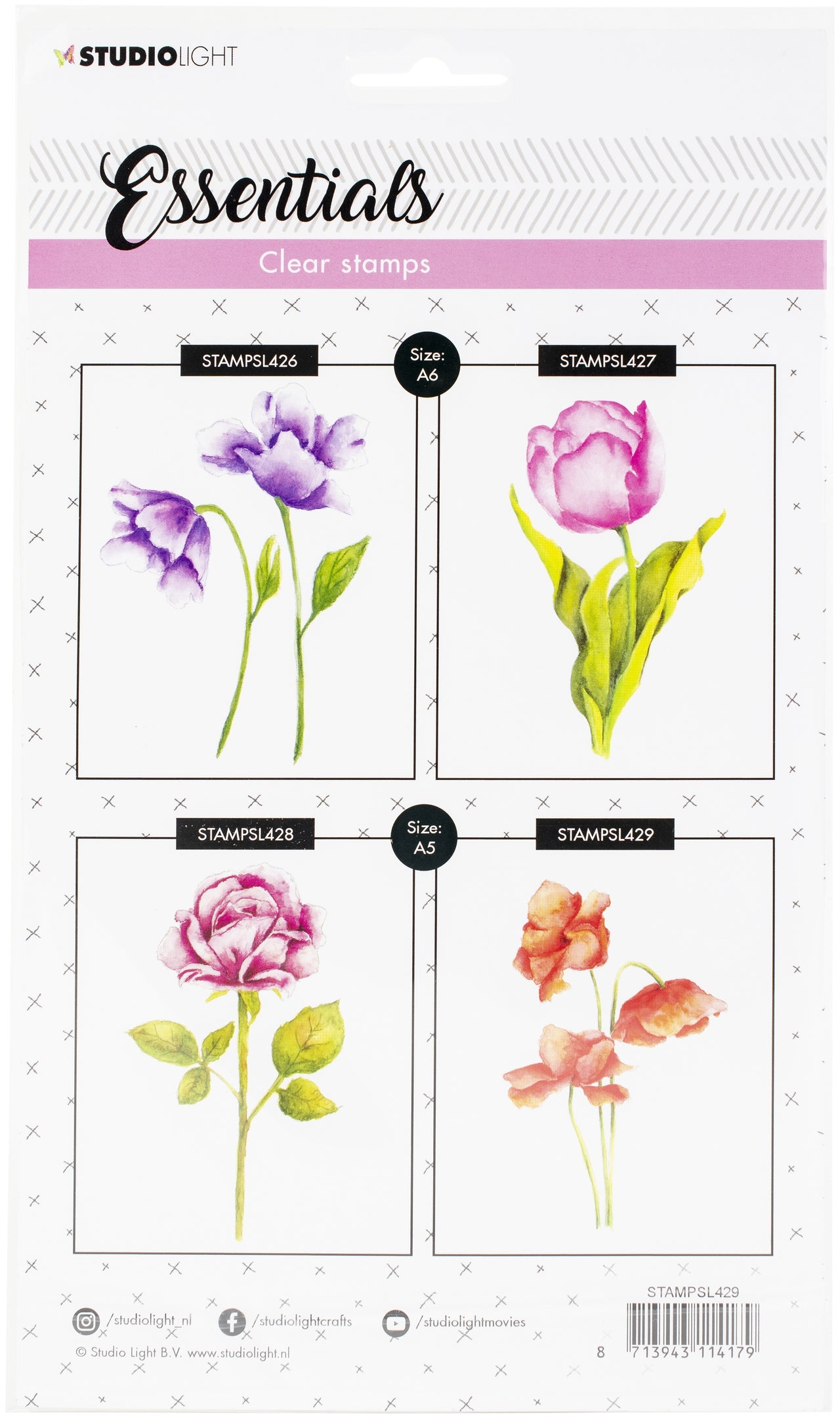 Studio Light Essentials A5 Stamps - 625505