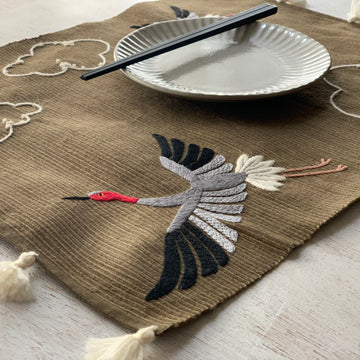 WLT - Sarus Crane Placemat by Ria Paramita
