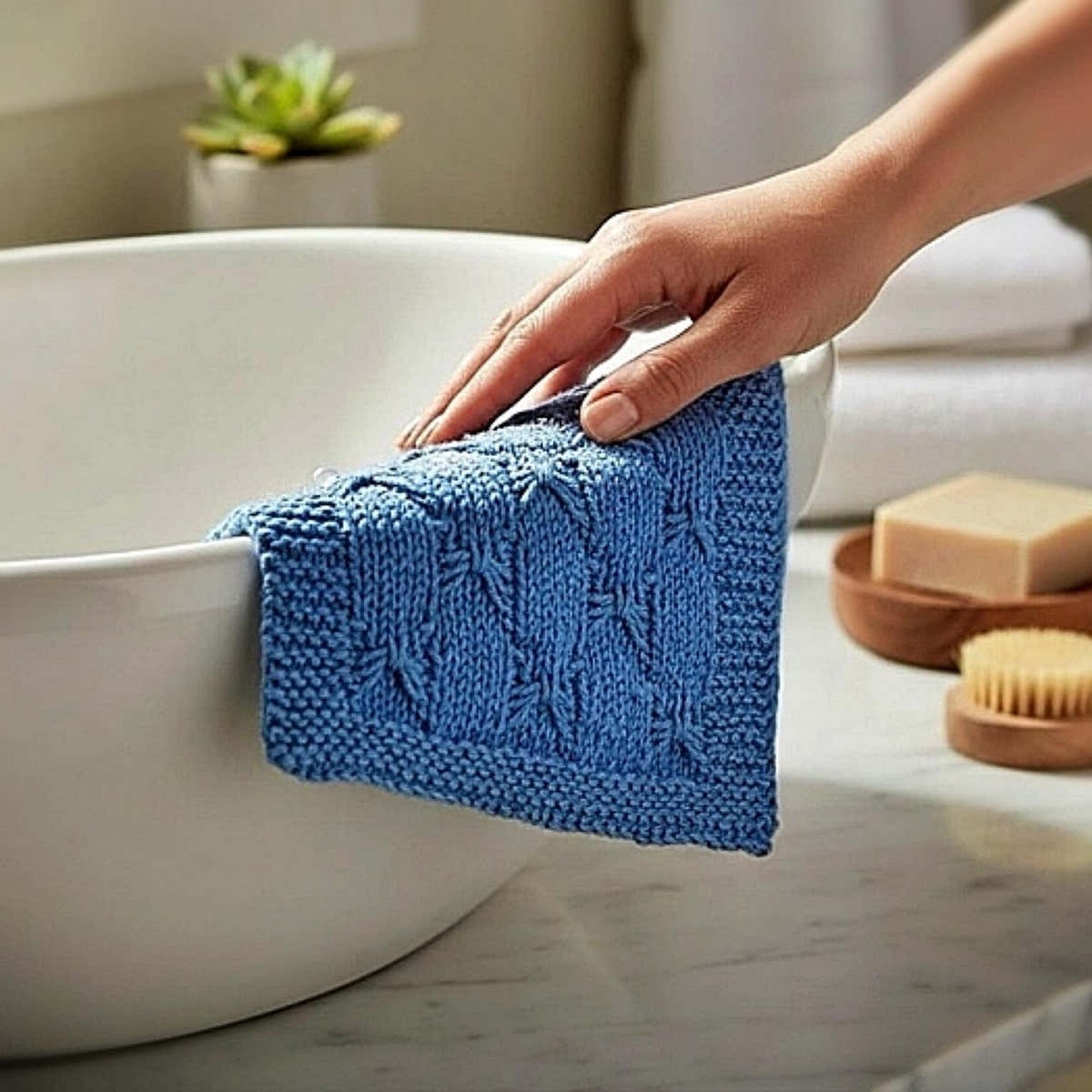 Cute Bows Dishcloth