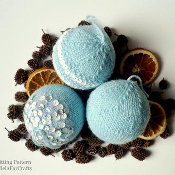 Blue Xmas Ornaments