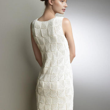 Elegant Crochet Dress – Sleeveless Summer Dress