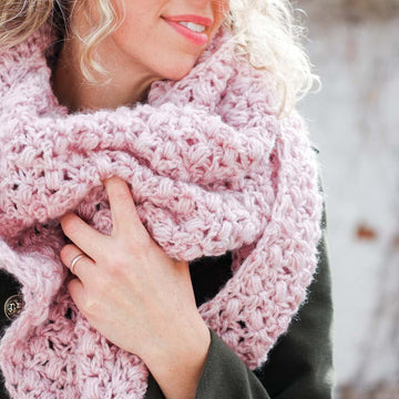 At First Blush Triangle Scarf