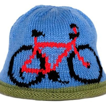 Cute Hats to Knit 5 - bicycle, raspberry beret, motorbike, Artic fox