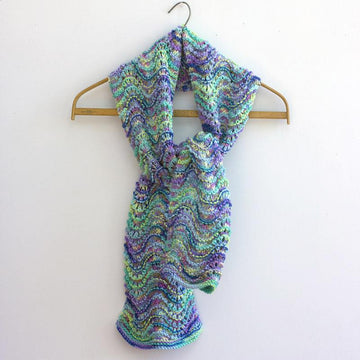 Multi Color Chevron Scarf