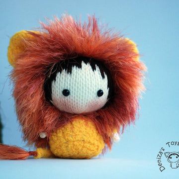 Shaggy Lion Doll. Toy from the Tanoshi series.