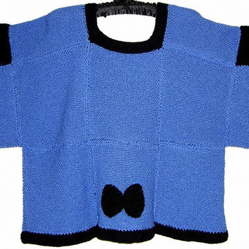 Sweater with Bows (allsquareknits)