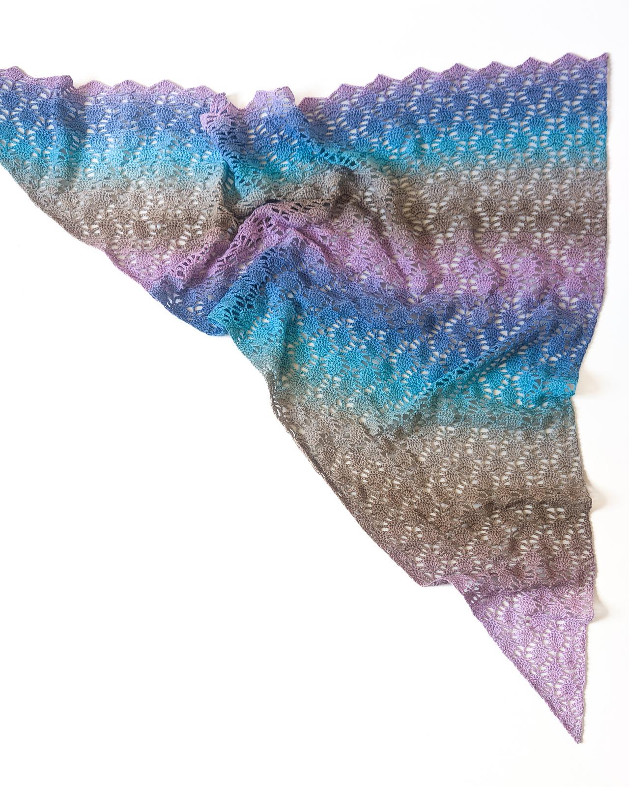 Blended Skies Shawl
