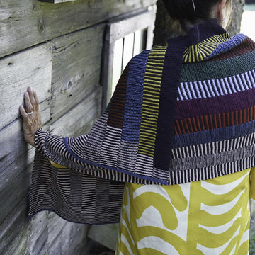 Stepwise shawl