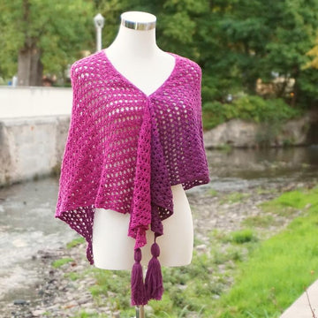 Sweet pea shawl