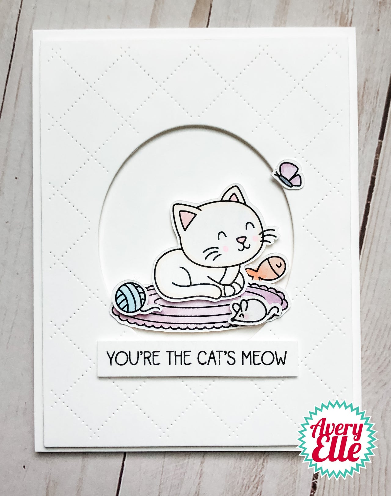 Avery Elle Clear Stamp Set 4"X6" - Whiskers