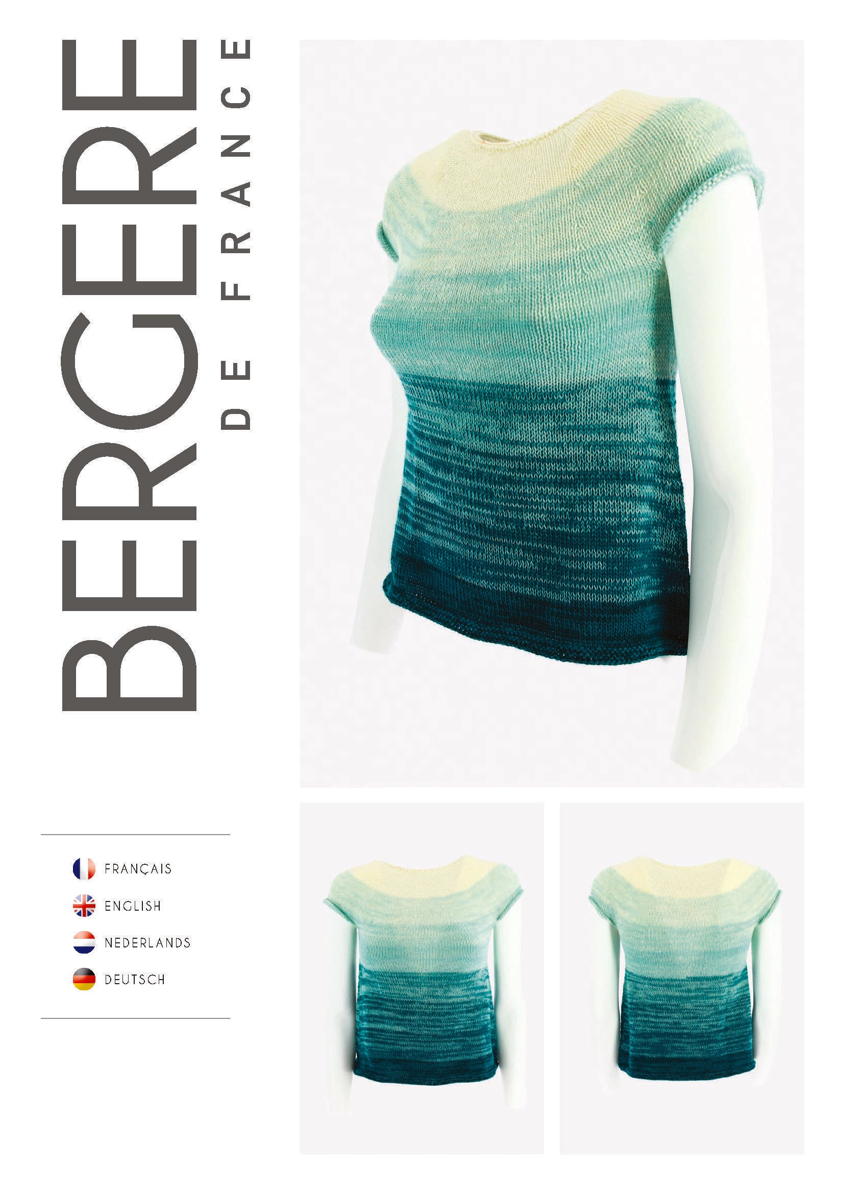 Top Down Tunic in Bergere de France Unic - Downloadable PDF