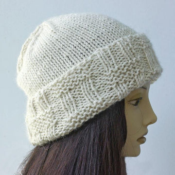 Wavy Rib Hat and Scarf Set