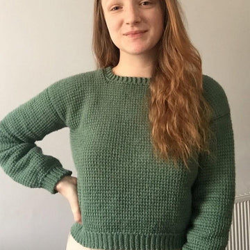 Wanderung Pullover: Tunisian Crochet