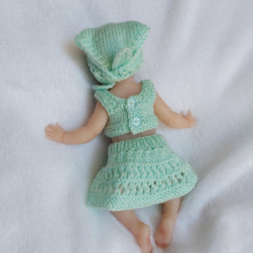 Summer Top, Skirt and Kerchief for 9 Inch Dolls