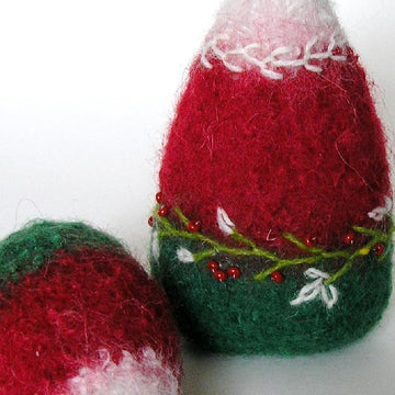 Felted Woolly Candy Corn