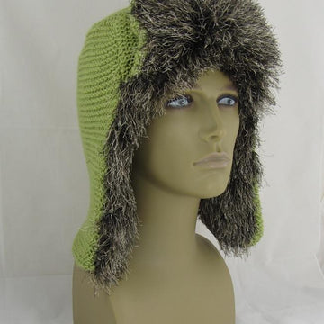 Garter Stitch Trapper Hat