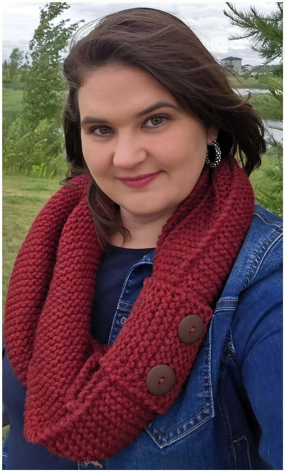 Flames Dance Winter Cowl