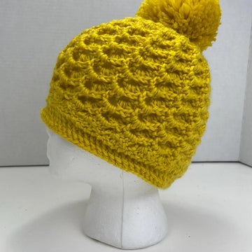 Unique 3D Textured Crochet Hat Pattern - Modern Ladies Fashion Beanie