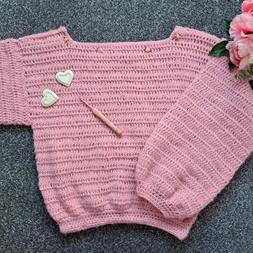 Crochet The Petite Fleur Sweater Pattern