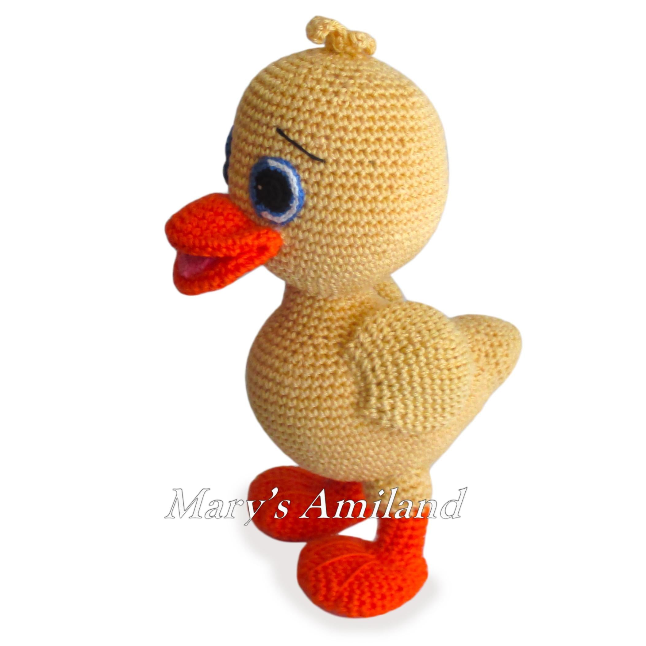 Livio Duckling the Ami - Amigurumi Crochet Pattern