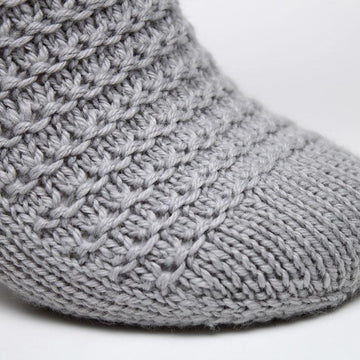 Black Cherry Socks - Toe Up (DK)