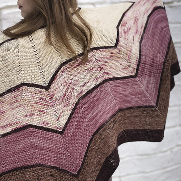 Cherry and Plum Shawl
