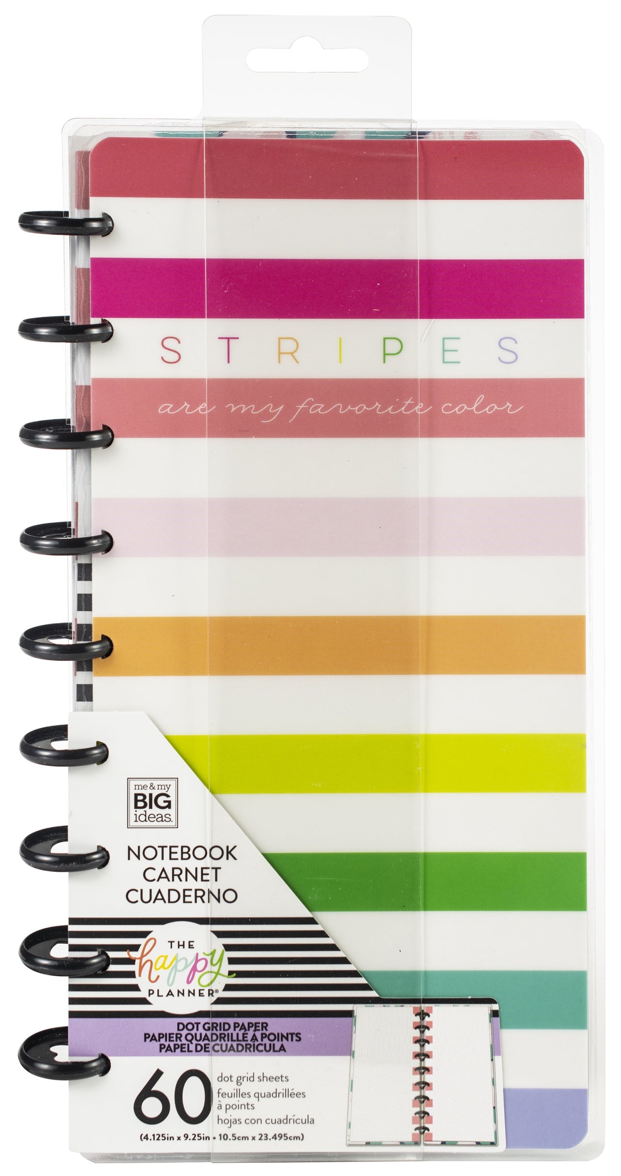Happy Planner Half Sheet Fill Paper 60/Pkg - Stripes Are