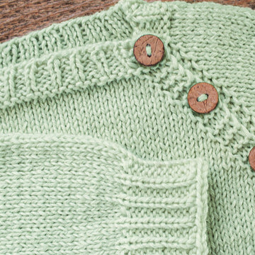 Angel kids jacket Knitting Pattern