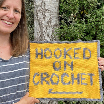 "Hooked" Wall Hanging