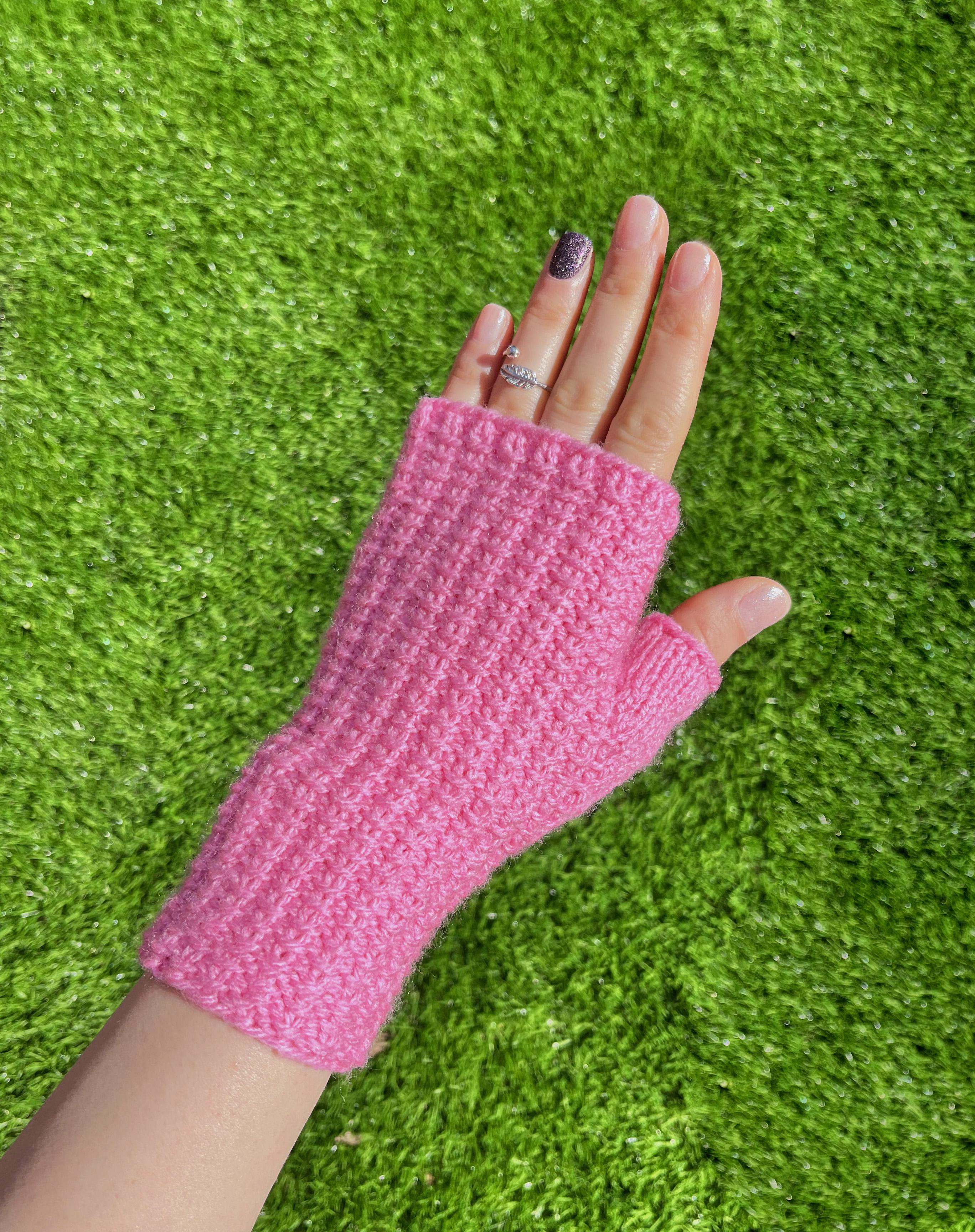 Two-Faced Fingerless Gloves