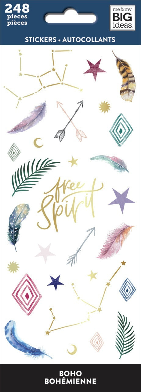 The Happy Planner Sticker Sheets 8/Pkg - Boho, 248/Pkg