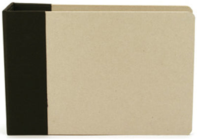 American Crafts Modern D-Ring Album 6"X6" - Black