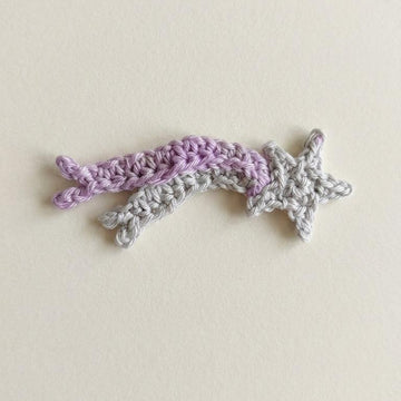 Christmas Star Crochet Pattern, Shooting Star Applique