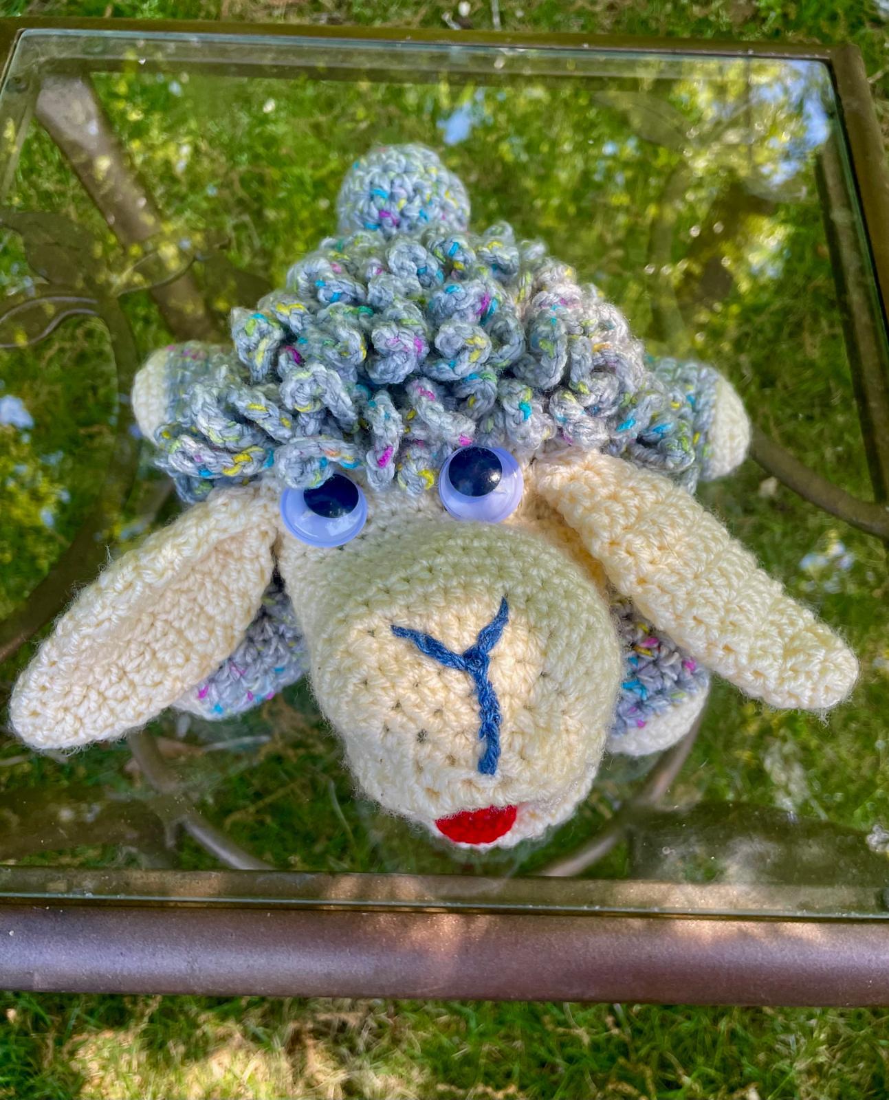 Sheep Crochet Hand Puppet