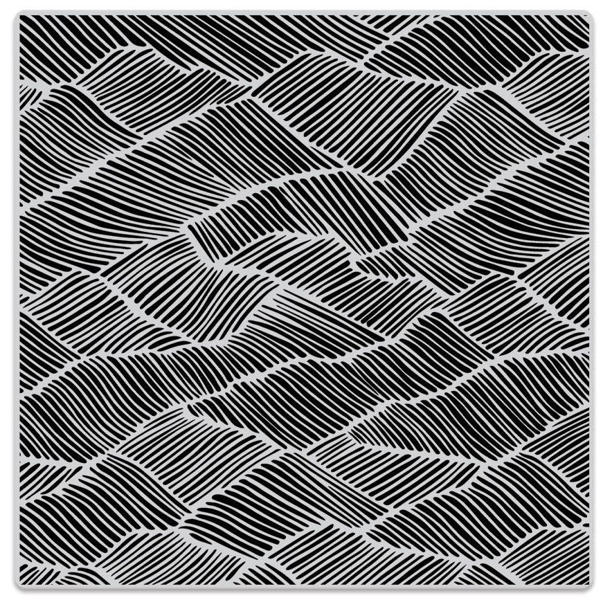 Hero Arts Cling Stamps 6"X6" - Abstract Fields Bold Prints