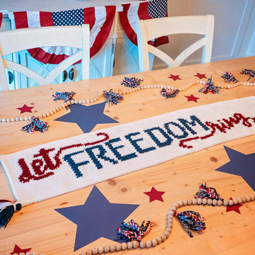 Let Freedom Ring Table Runner