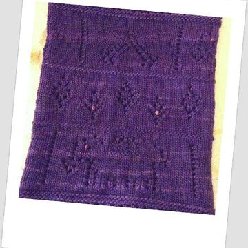 Thai Elephants and Beads Silk Blend Lace Knit Cowl