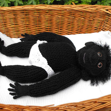 Cilla The Ugly Baby Gorilla Superfast knitting pattern