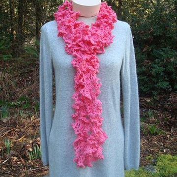 Ruffled Lace Scarf - PA-132