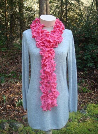 Ruffled Lace Scarf - PA-132