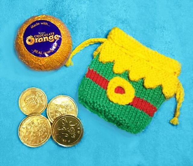 Elf Costume Drawstring Bag