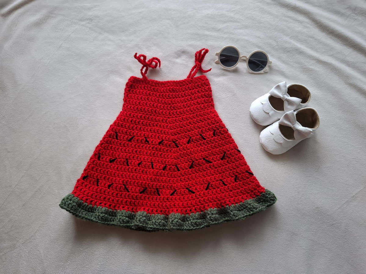 Watermelon Baby Dress