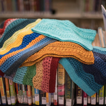 Knitting at the Library Cowl Part Deux (Lace)