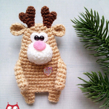 274 Reindeer Brouch