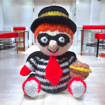 Hamburgular choc orange cover / McDonalds toy