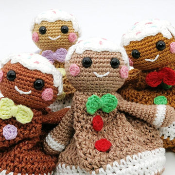 Drawstring Bag - Gingerbread
