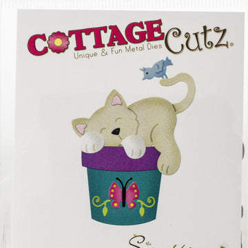 CottageCutz Dies - Cat Nap 2.1"X2.8"