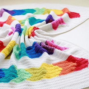 Rainbow Road Blanket