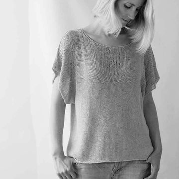 Siena Top in Erika Knight Studio Linen - Downloadable PDF
