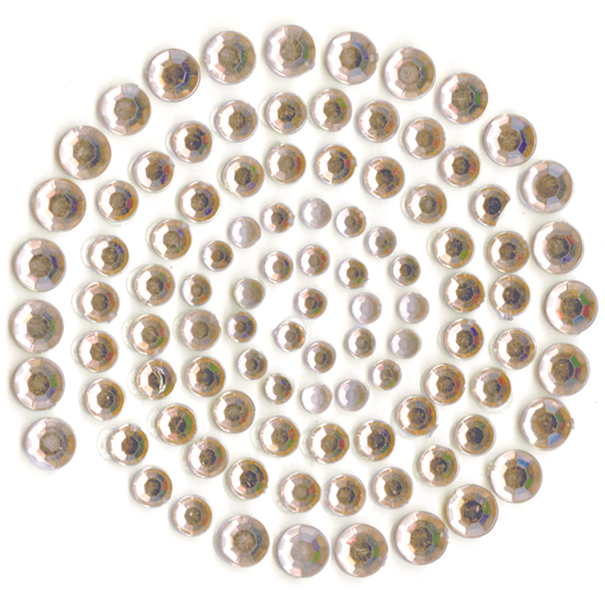 Kaisercraft Adhesive Rhinestones 100/Pkg - Champagne